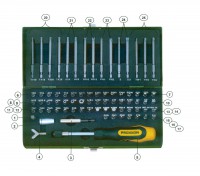 Proxxon 23107 75-Piece Safety And Specialty Bit Set Spare Parts